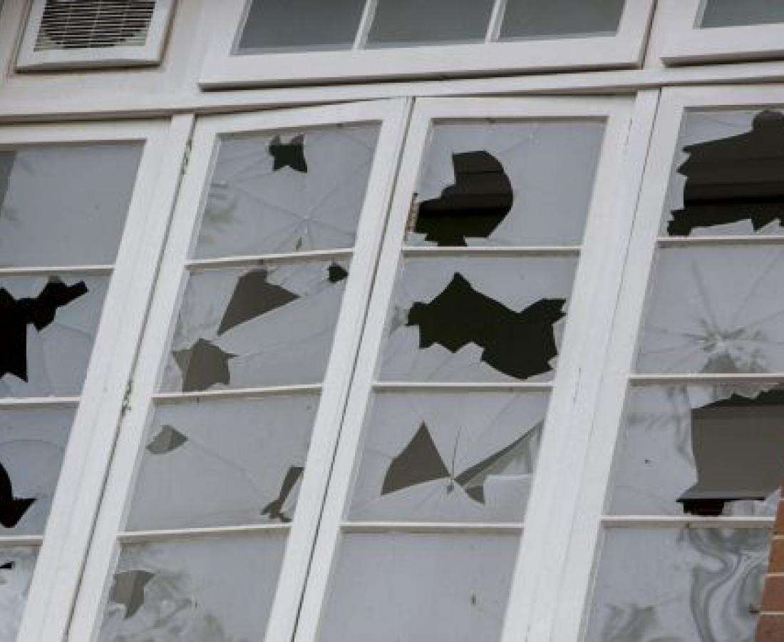 QLD Storms Smashed Windows