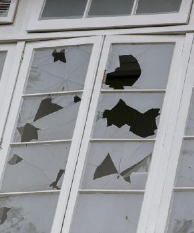 QLD Storms Smashed Windows